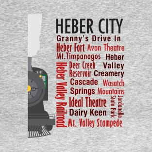 Sights of Heber City, Utah T-Shirt
